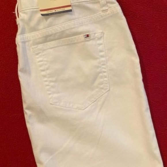 Tommy Hilfiger White Denim Mini Skirt NWT Size - 6 - Picture 7 of 9